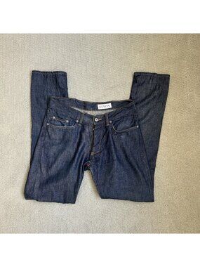 Gustin Men’s Pants Blue California Skinny Raw Denim Jeans Size 31